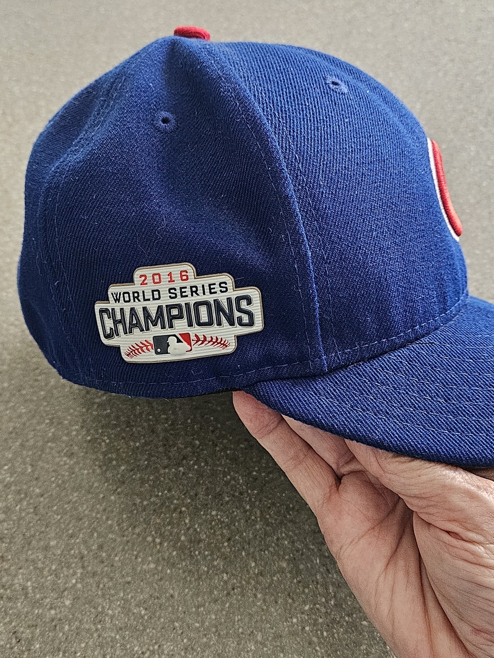 Chicago Cubs 2016 World Championship Cap.  Fitted